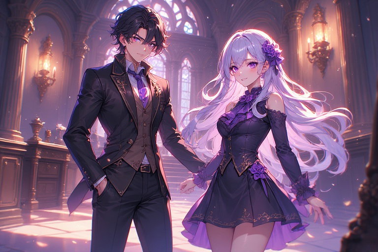 Cover art for Wait what? Im in an otome and i am the villain/villainess? , an otome scenario on AI Dungeon