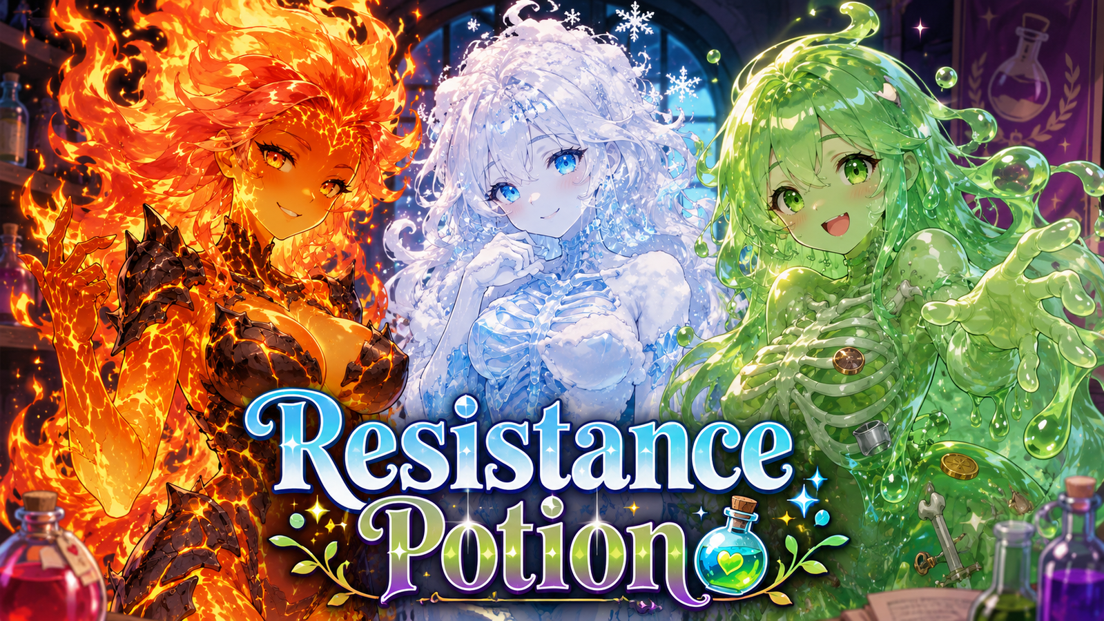 Cover art for Resistance Potion đź§Ş , a romance scenario on AI Dungeon