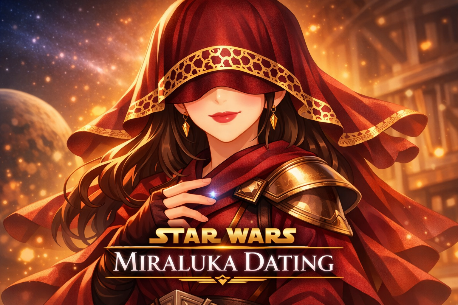 Cover art for Star Wars: Miraluka Dating, a star wars scenario on AI Dungeon