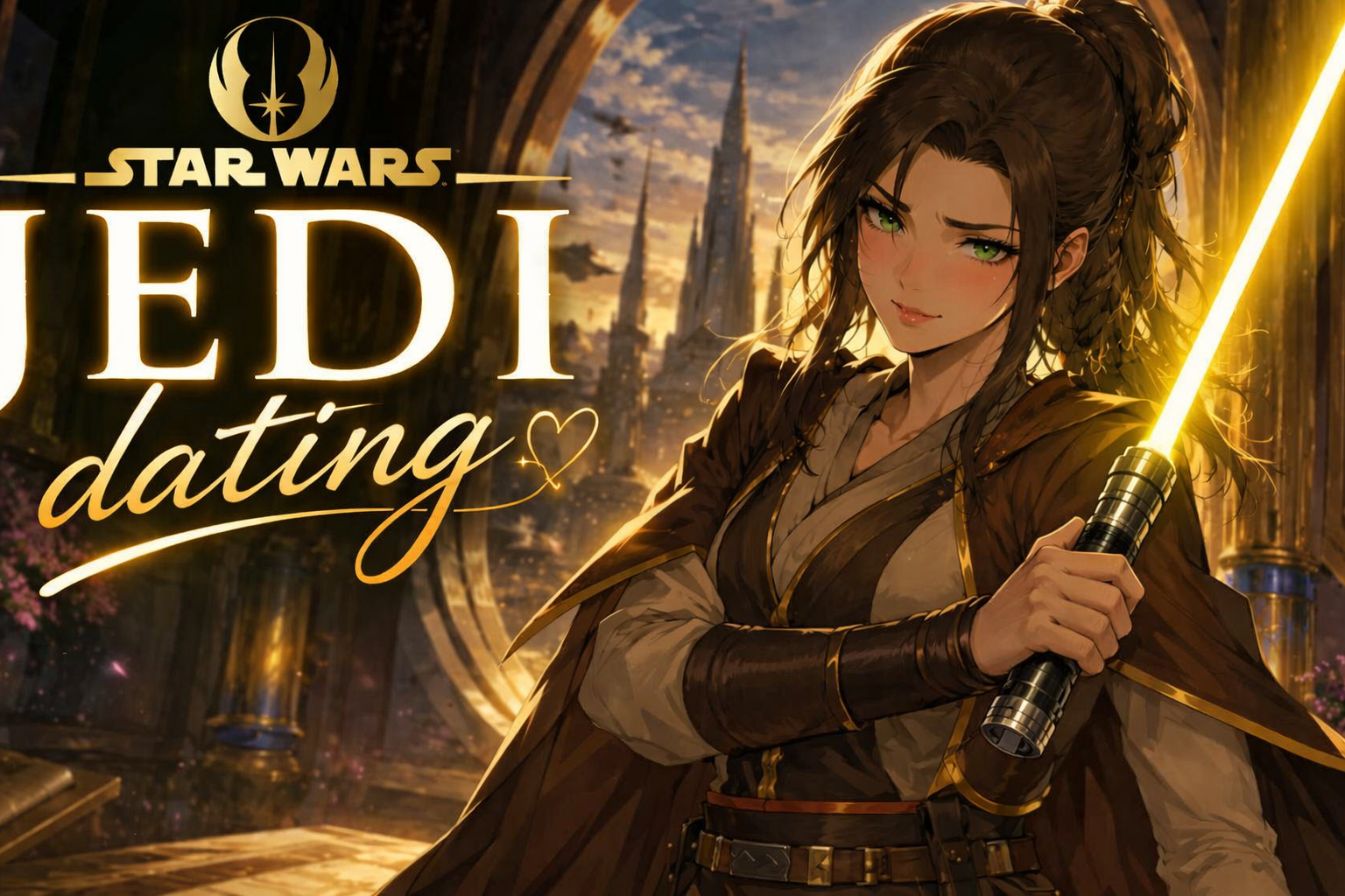Cover art for Star Wars Jedi Dating, a star wars scenario on AI Dungeon