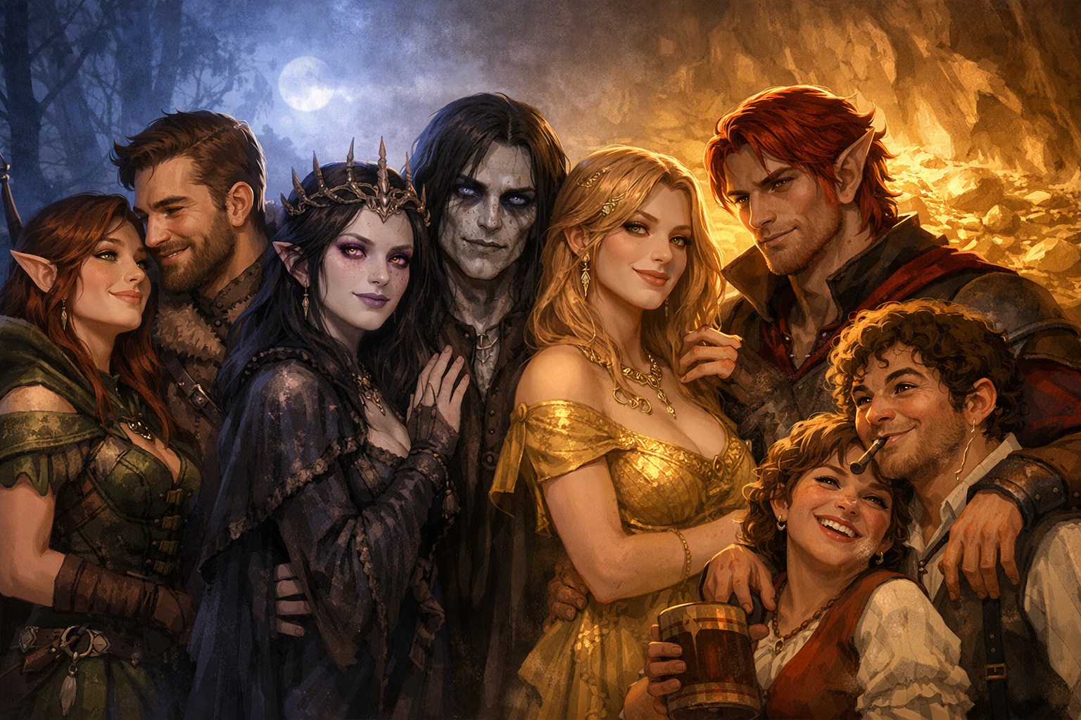 Cover art for My Fantasy Lover, a wife scenario on AI Dungeon