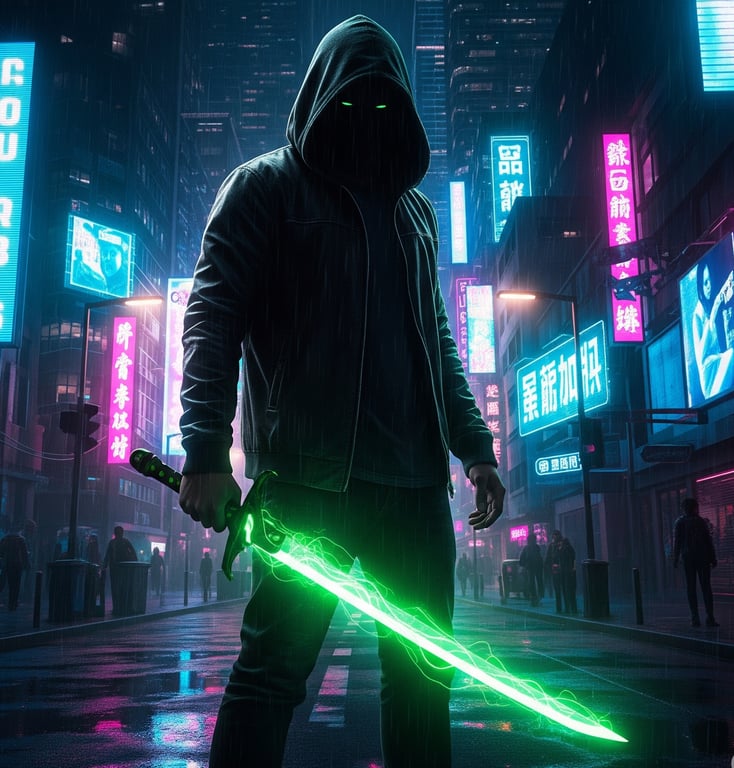 Cover art for Krudalance: Kingdom of the Dead, a cyberpunk scenario on AI Dungeon