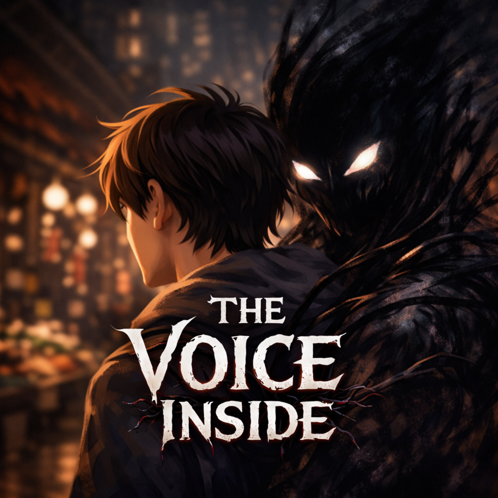 Cover art for (👁️/🎭) Marvel: The Voice Inside, an adventure scenario on AI Dungeon