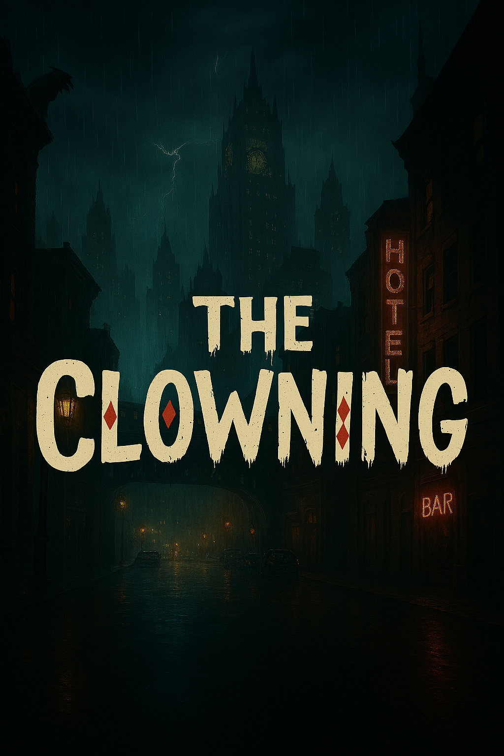 Cover art for DC: The Clowning, a harley scenario on AI Dungeon