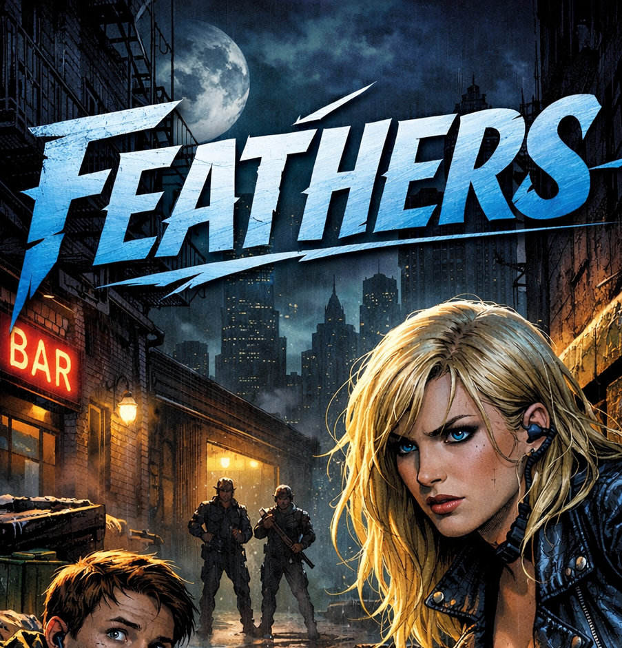 Cover art for DC: Feathers, a birds of prey scenario on AI Dungeon