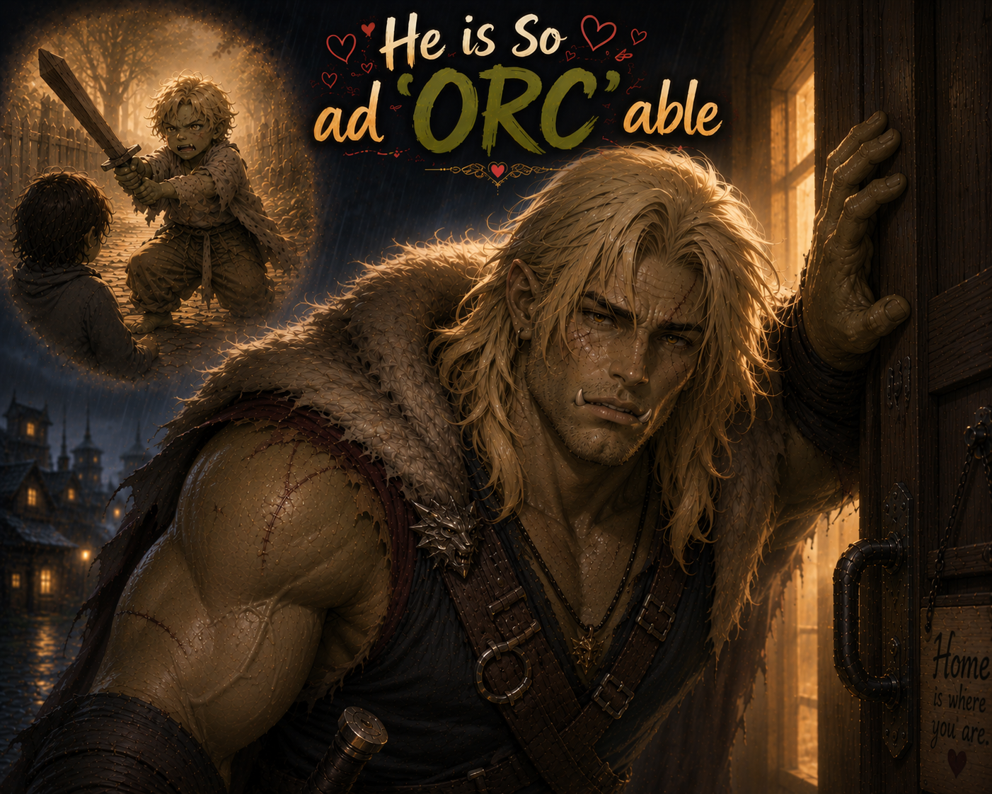 Cover art for He is so ad-ORC-able on AI Dungeon