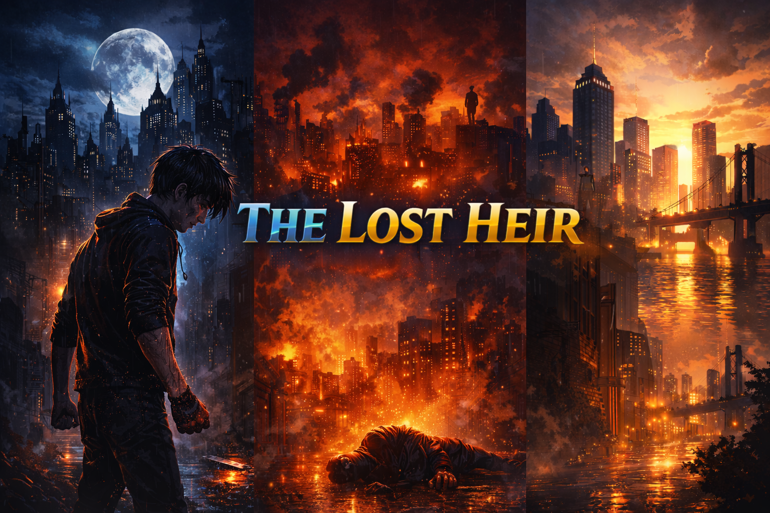 Cover art for DC / Batman: The Lost Heir, a batman scenario on AI Dungeon
