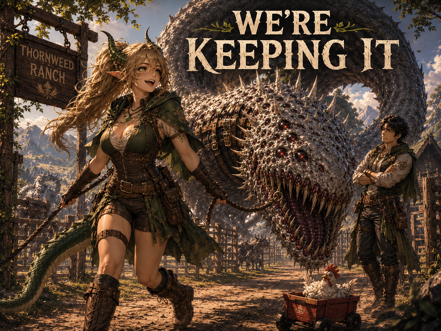 Cover art for We're keeping it! on AI Dungeon
