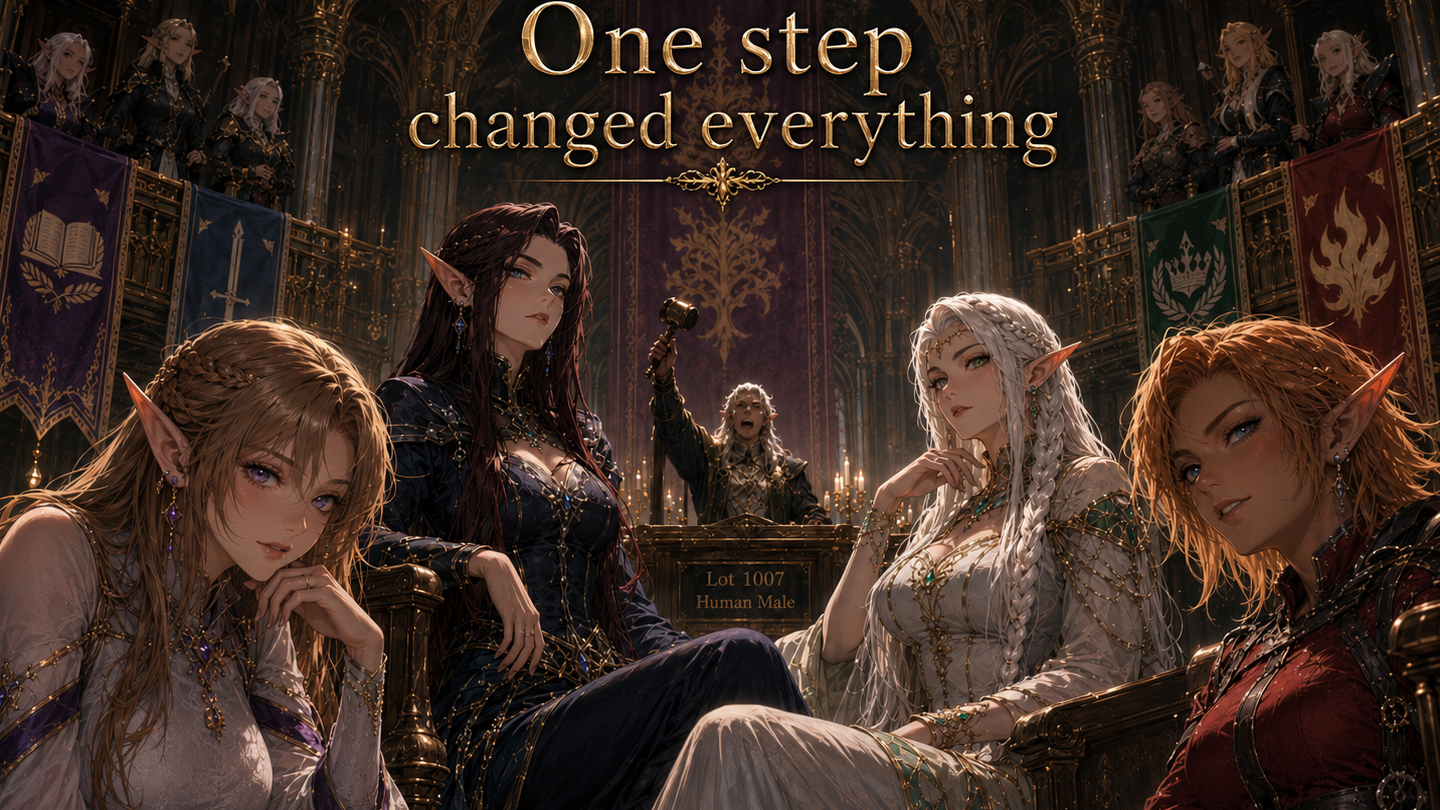 Cover art for One step changed everything, a fantasy scenario on AI Dungeon