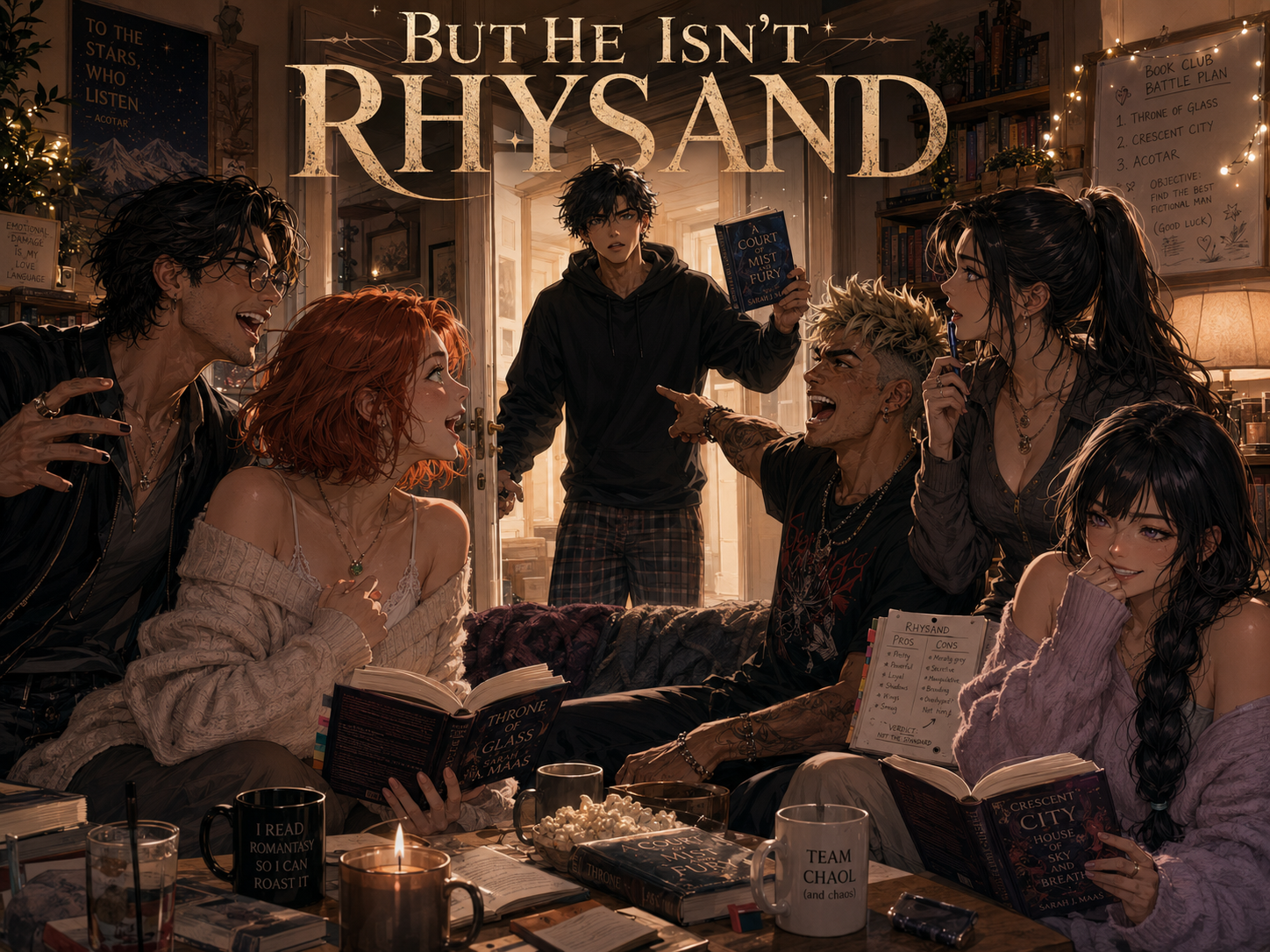 Cover art for but he isn't Rhysand, an acotar scenario on AI Dungeon