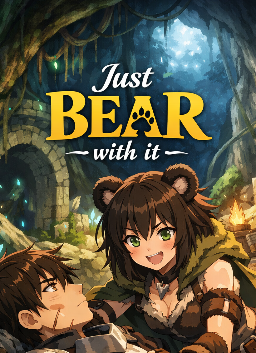 Cover art for Just BEAR with it, a comedy scenario on AI Dungeon