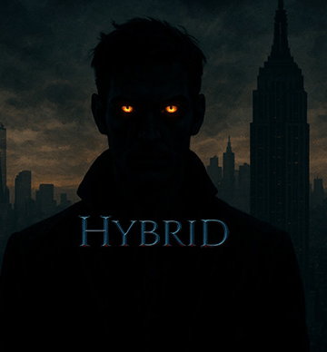 Cover art for Hybrid: Storm's Coming, a thriller scenario on AI Dungeon