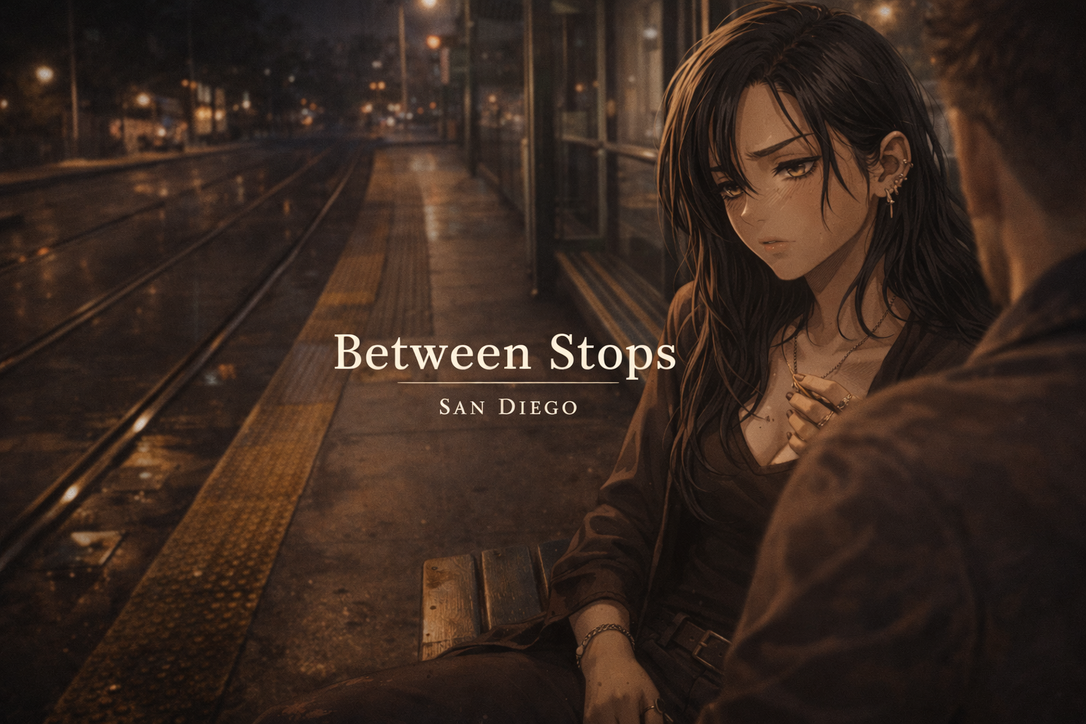 Cover art for Vampire: Between Stops, a worldofdarkness scenario on AI Dungeon