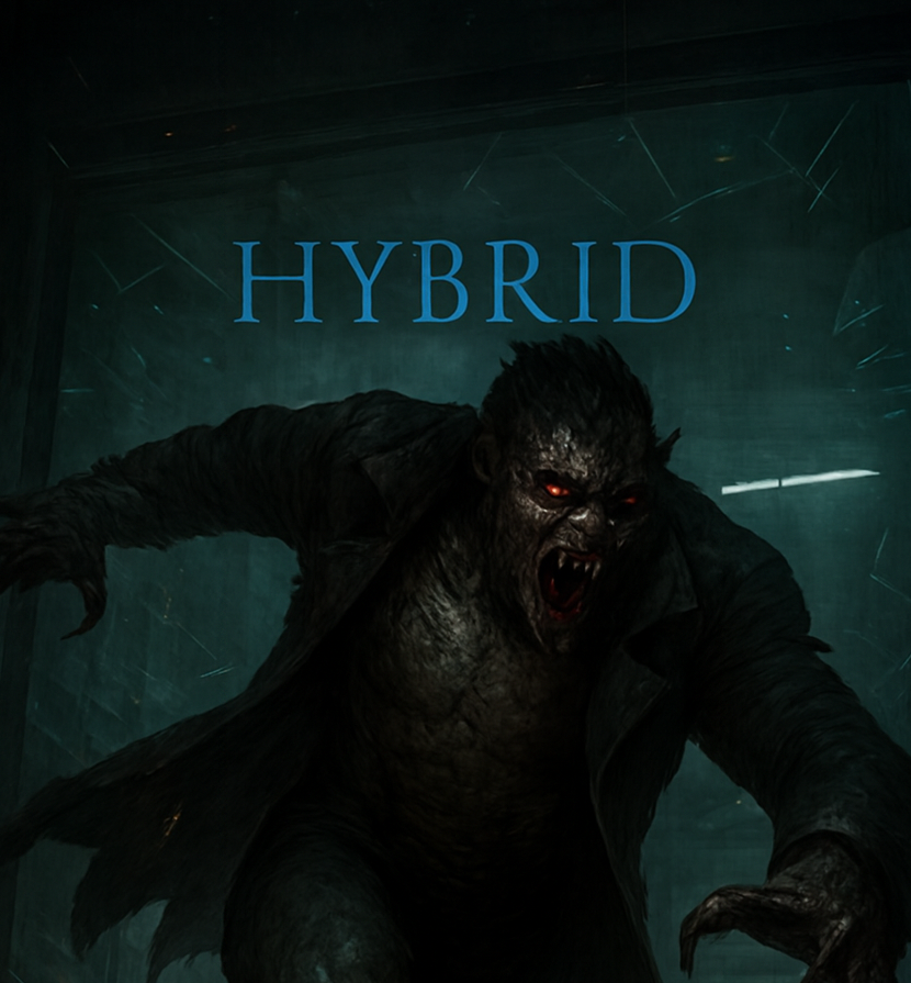 Cover art for Hybrid: Rise to glory, a worldofdarkness scenario on AI Dungeon