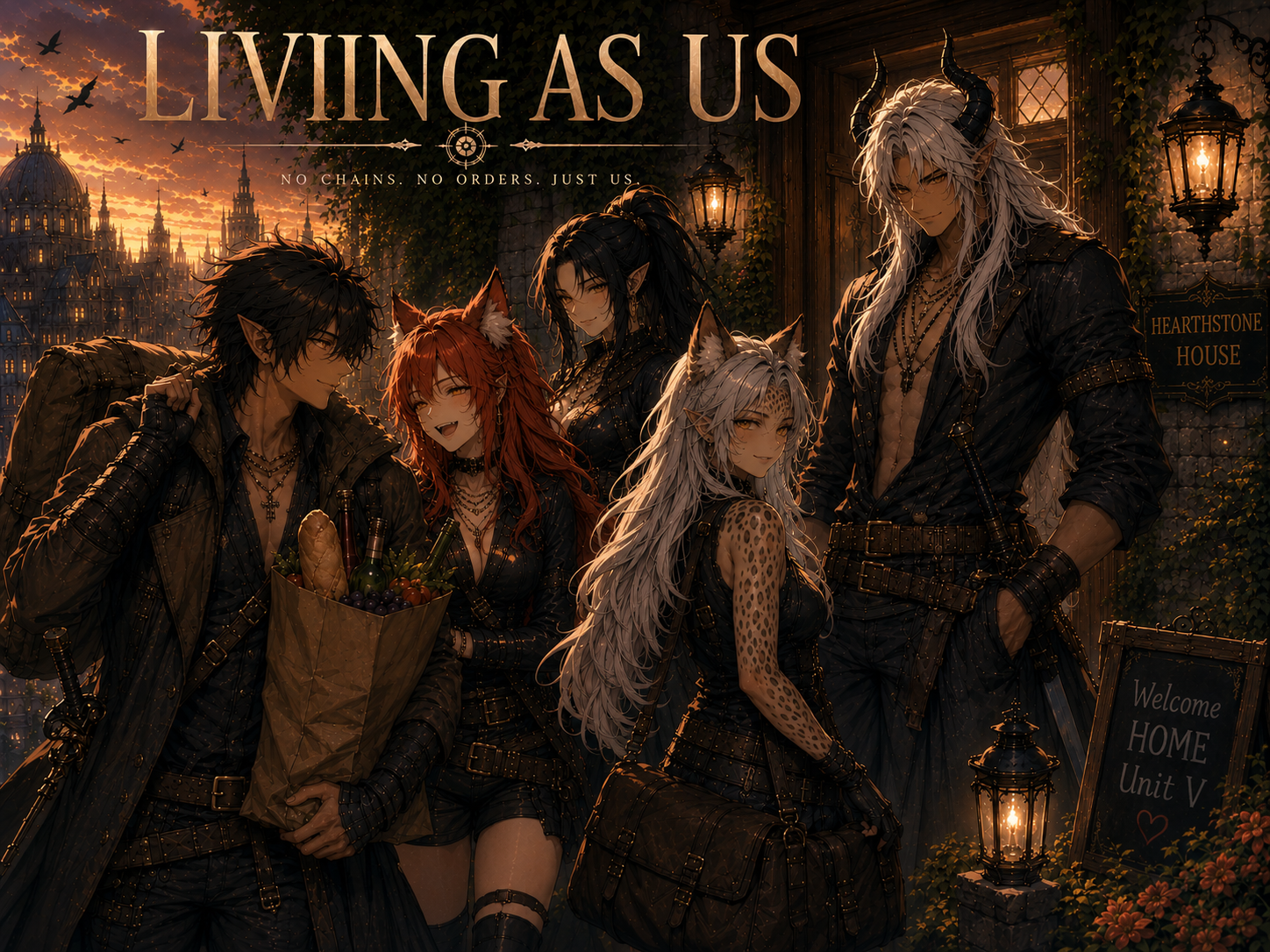 Cover art for Living as us, a gothai scenario on AI Dungeon