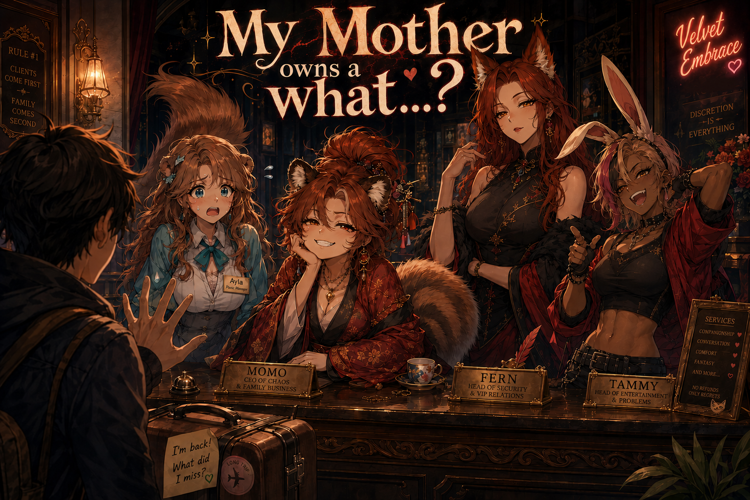 Cover art for My Mother owns a what...?, a gothai scenario on AI Dungeon