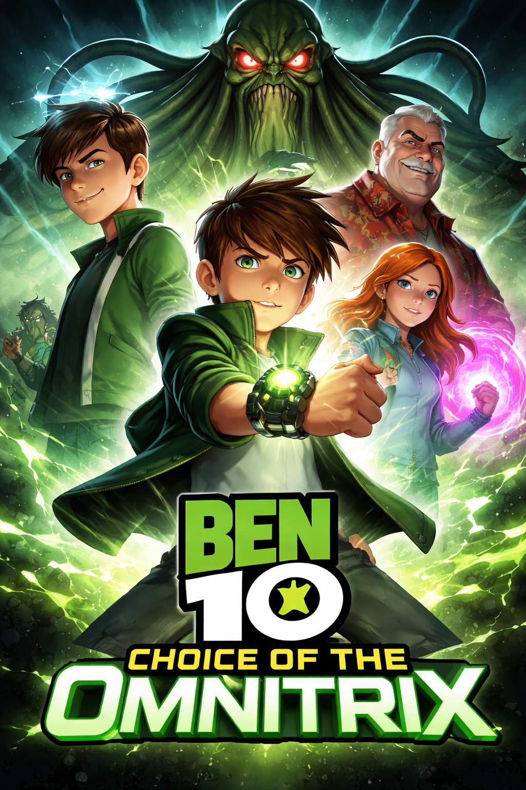 Cover art for Ben 10: Choice of the Omnitrix, a ben 10 scenario on AI Dungeon