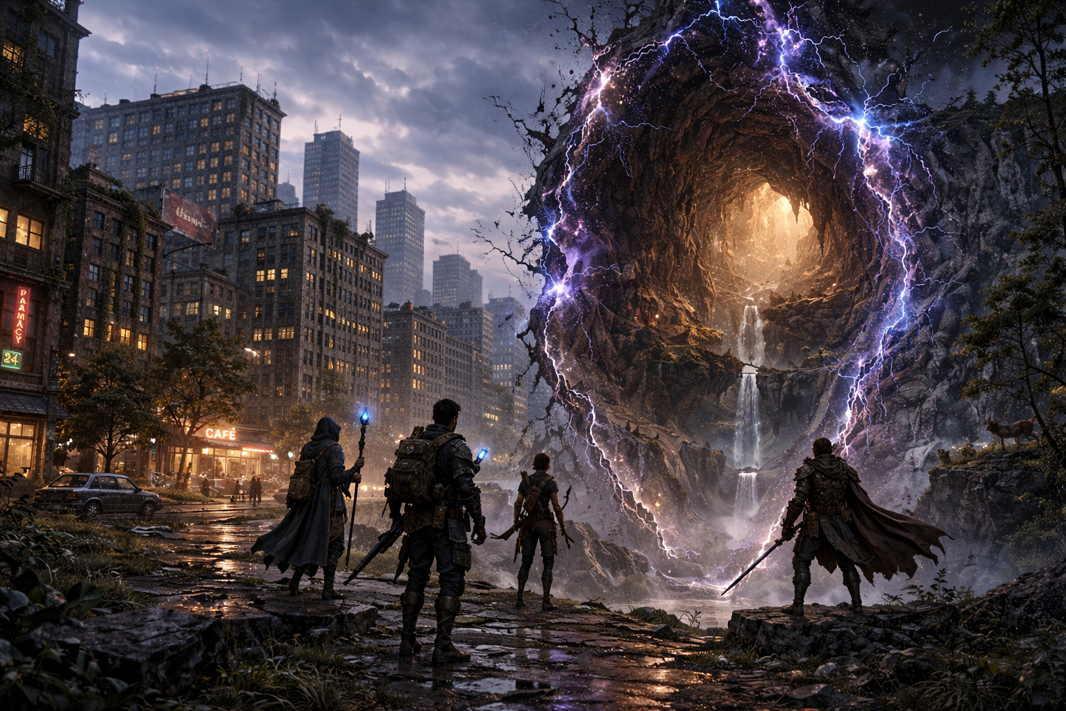Cover art for Resonance: Class Fusion, a litrpg scenario on AI Dungeon