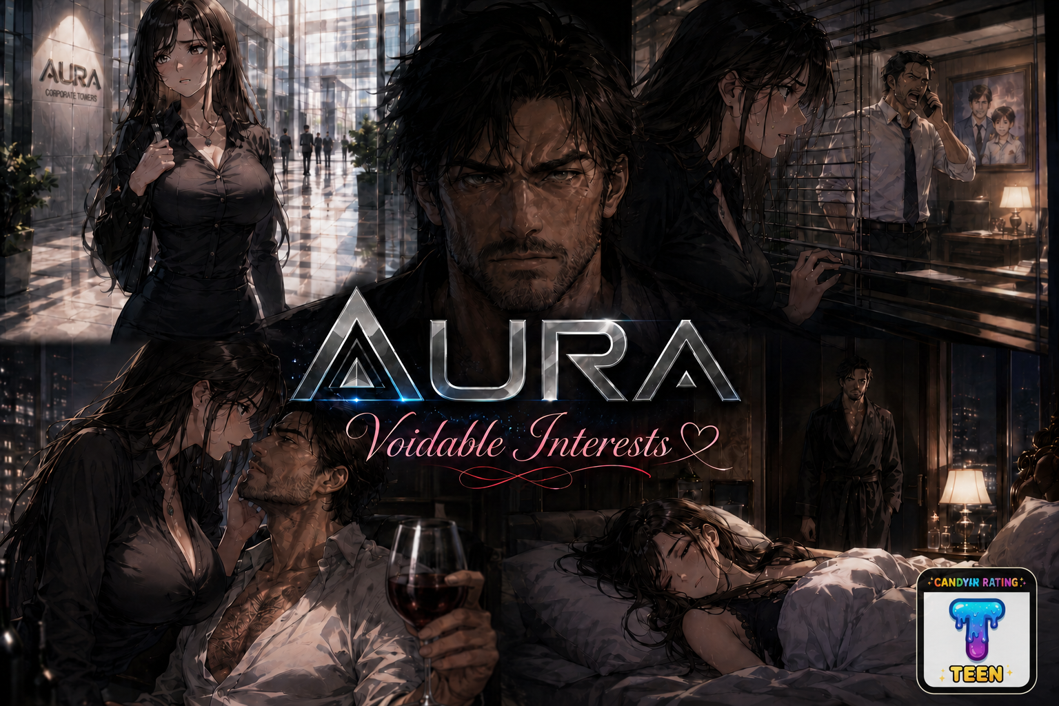 Cover art for AURA: Voidable Interests, a slice-of-life world on Voyage