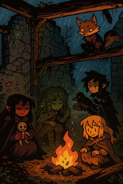 Cover art for The Shore of Souls, a necromancy scenario on AI Dungeon