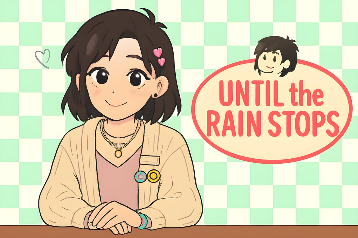 Cover art for Until the rain stops, a romance scenario on AI Dungeon