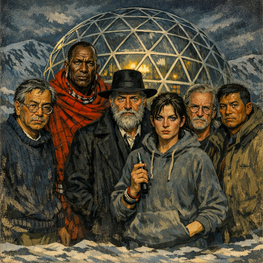 Cover art for Who Killed the Billionaire Savior?, a mystery scenario on AI Dungeon