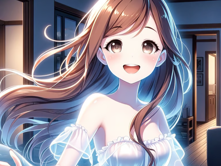 Cover art for Smile, Please?, a drama scenario on AI Dungeon