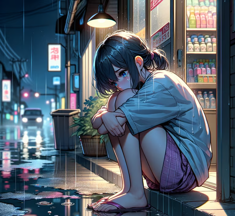 Cover art for Shelter from the Rain, an icanfixher scenario on AI Dungeon