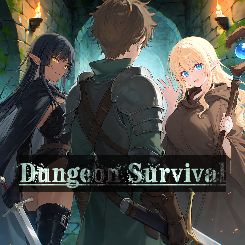 Cover art for 🎠Dungeon Survival, a fantasy scenario on AI Dungeon
