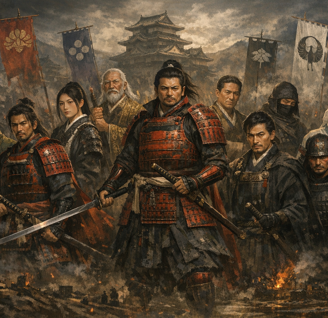 Cover art for Feudal japan LATE SENGOKU WORLD, a feudaljapan scenario on AI Dungeon