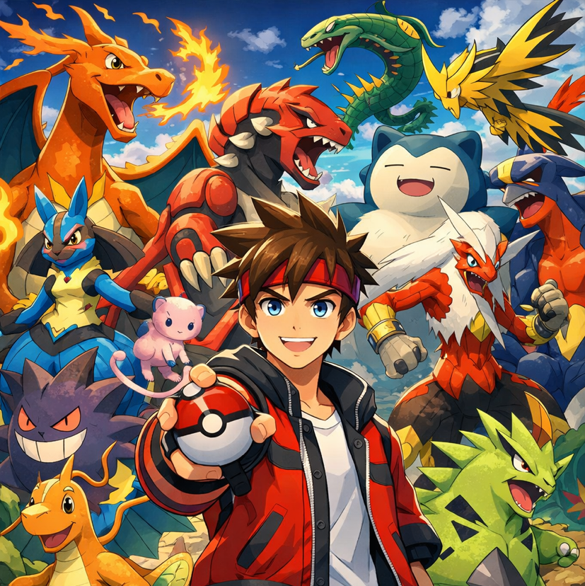 Cover art for Pokémon violet and scarlet world, a pokemon scenario on AI Dungeon