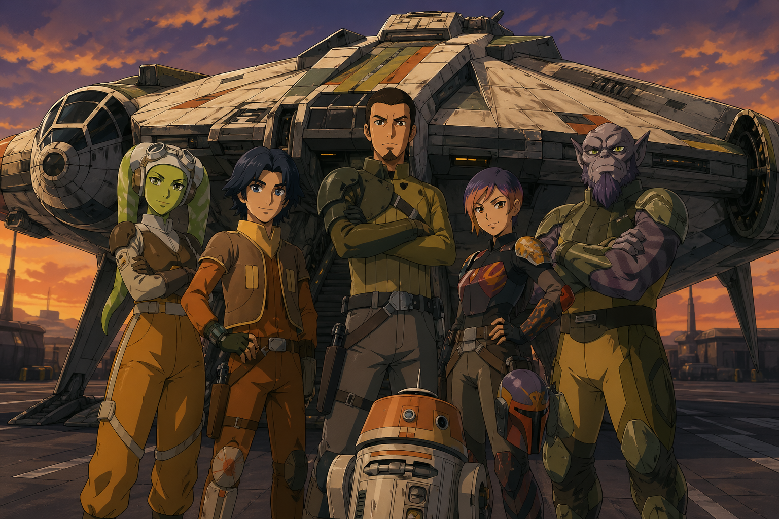 Cover art for Star wars rebels, a starwars scenario on AI Dungeon