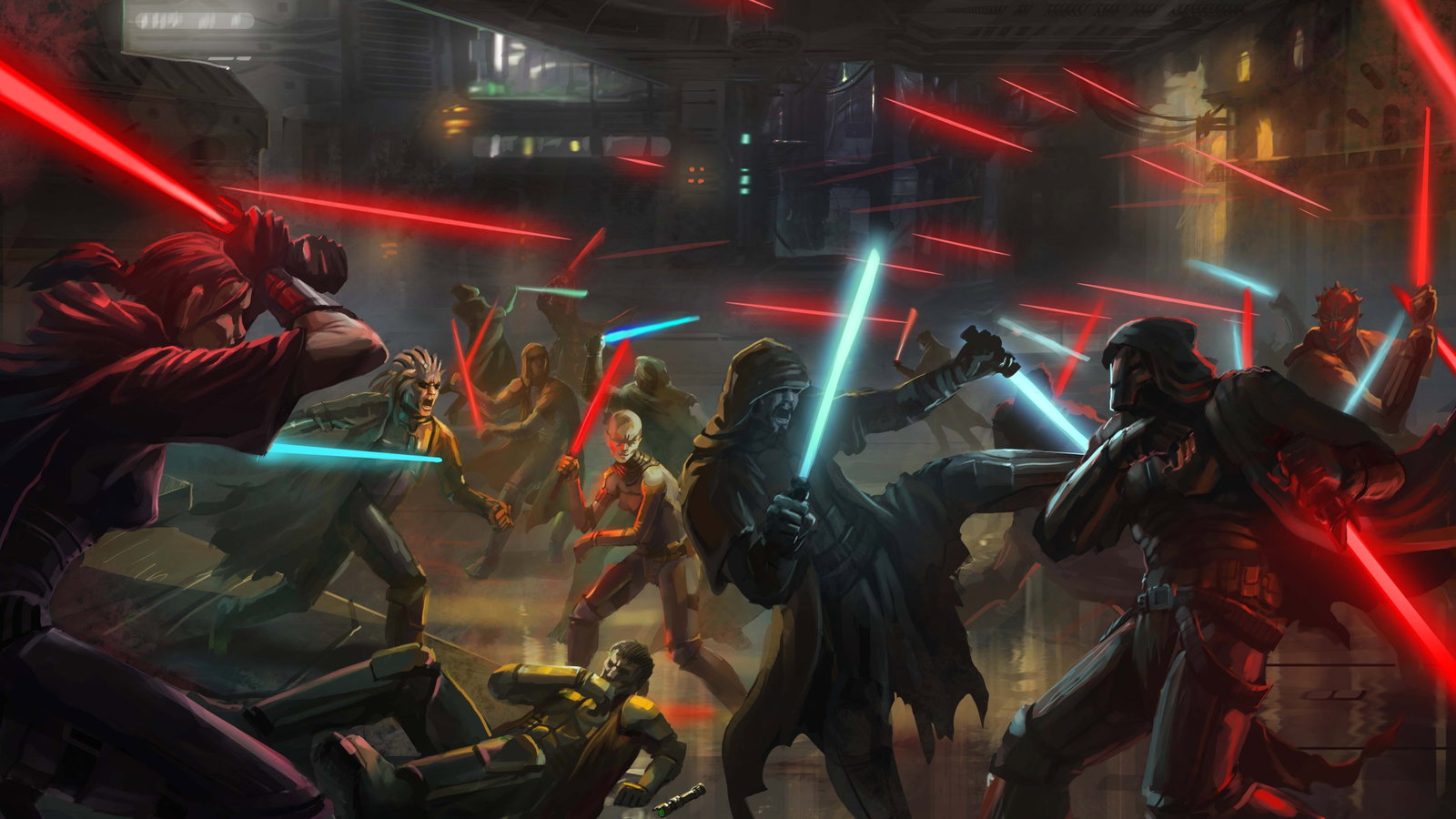 Cover art for Star wars old republic , a starwars scenario on AI Dungeon