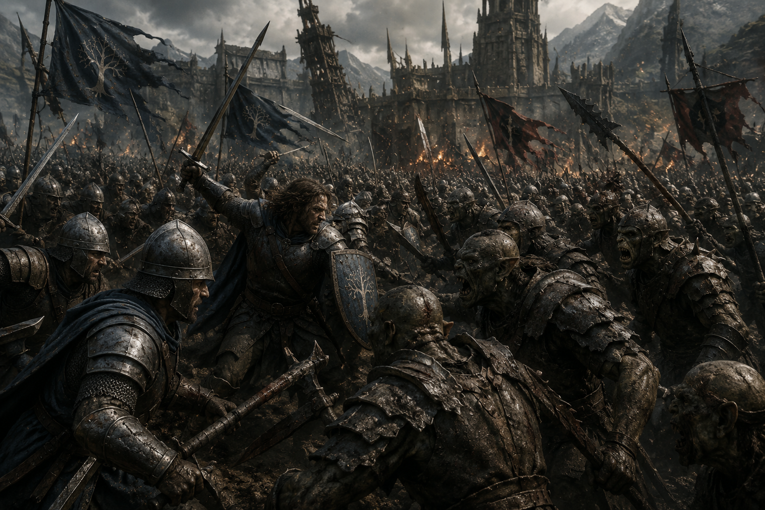 Cover art for Lord of the rings, a lord of the rings scenario on AI Dungeon