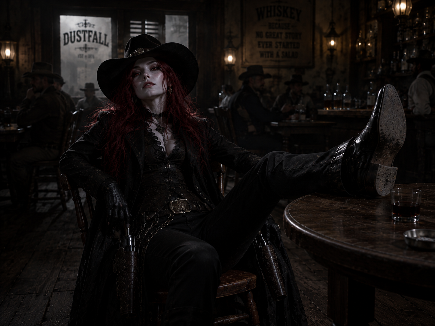 Cover art for Wild West with a twist , a wildwest scenario on AI Dungeon