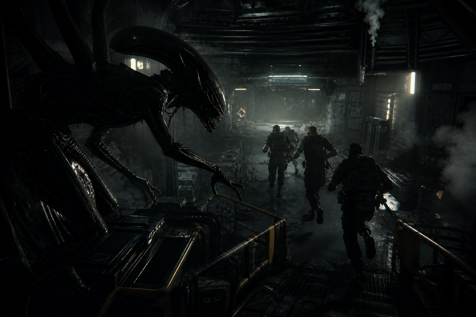 Cover art for Alien isolation, an alien scenario on AI Dungeon