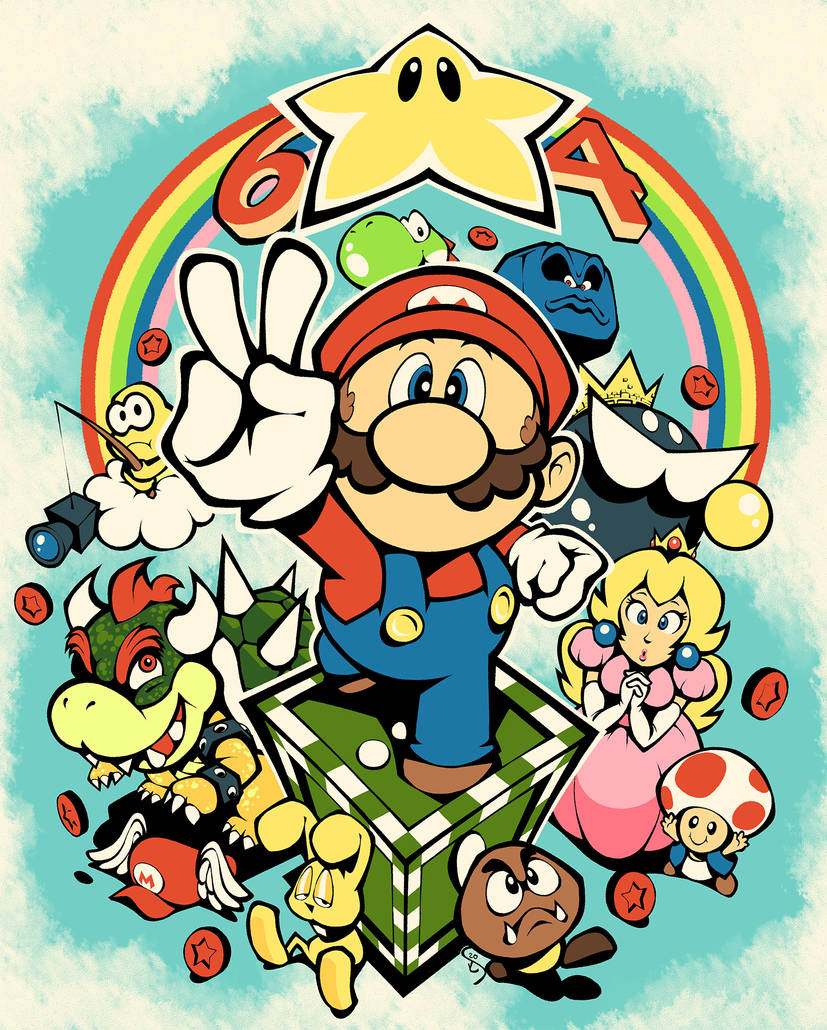 Cover art for Mario universe, a mario scenario on AI Dungeon