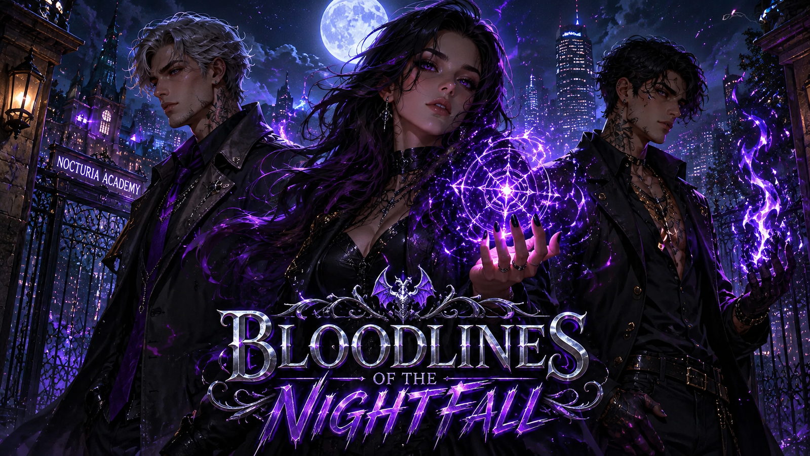 Cover art for Bloodlines Of The Nightfall, a sellaroulette scenario on AI Dungeon