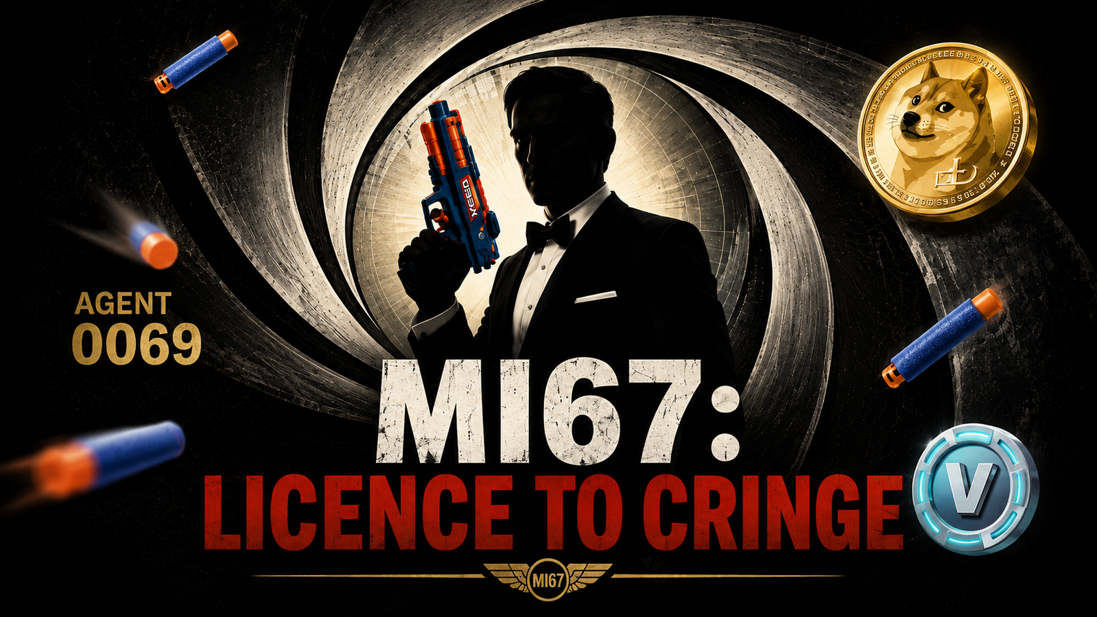 Cover art for MI67: Licence to Cringe, a spy scenario on AI Dungeon