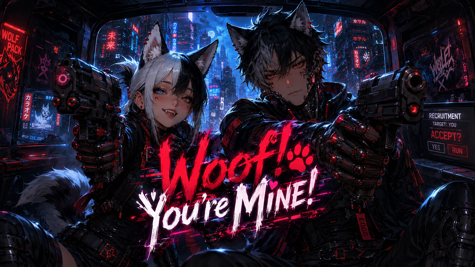 Cover art for Woof! You're mine!, a gothai scenario on AI Dungeon
