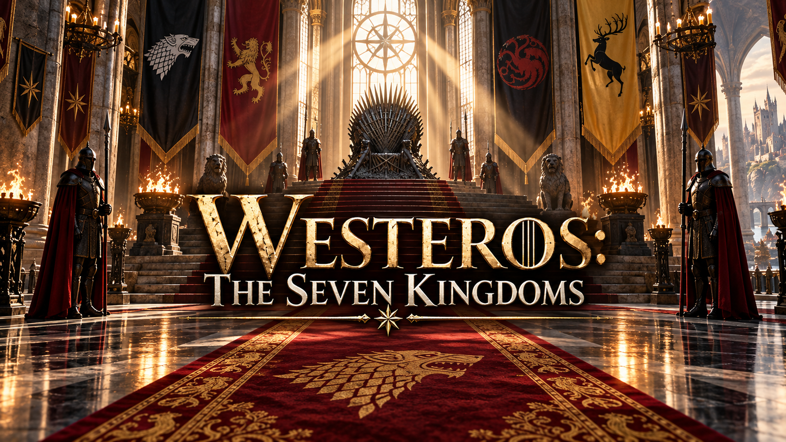 Cover art for Westeros: The Seven Kingdoms, an open world scenario on AI Dungeon