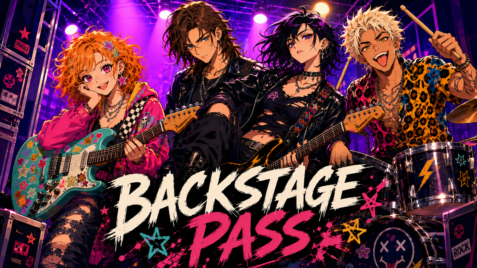 Cover art for Backstage Pass, a modern scenario on AI Dungeon