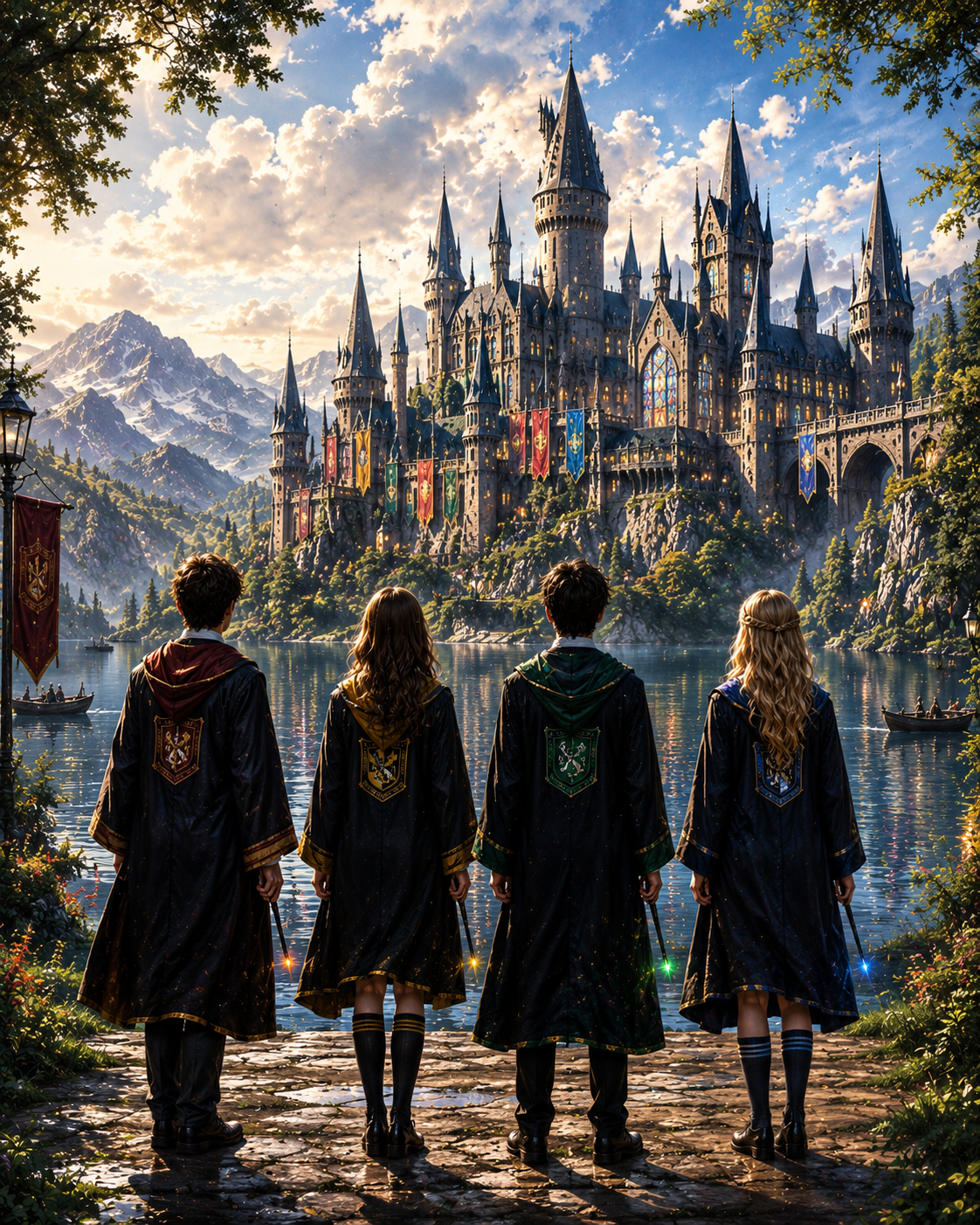 Cover art for Hogwarts: A New Generation, a modern scenario on AI Dungeon
