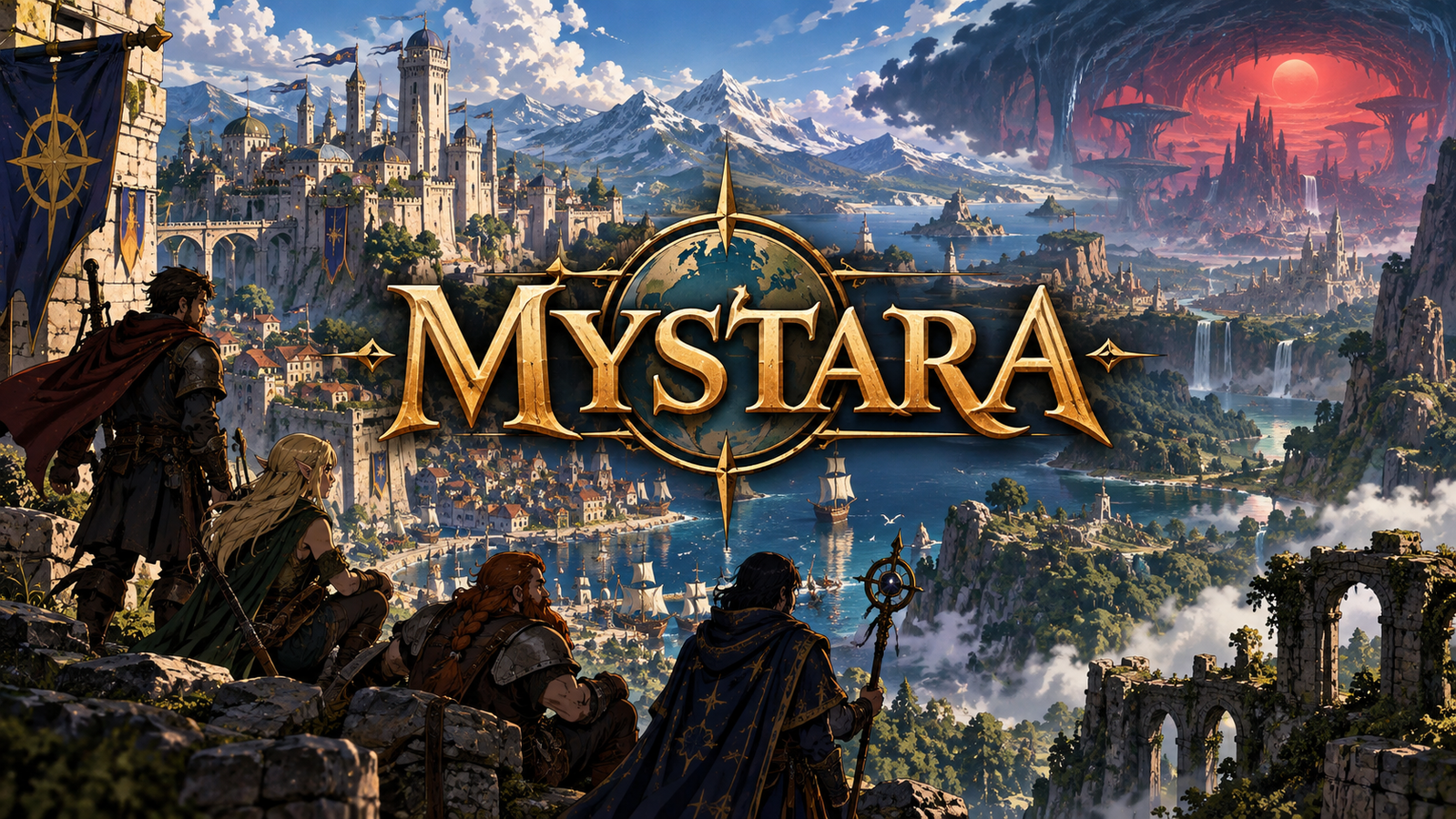 Cover art for DnD: Mystara, a dnd scenario on AI Dungeon