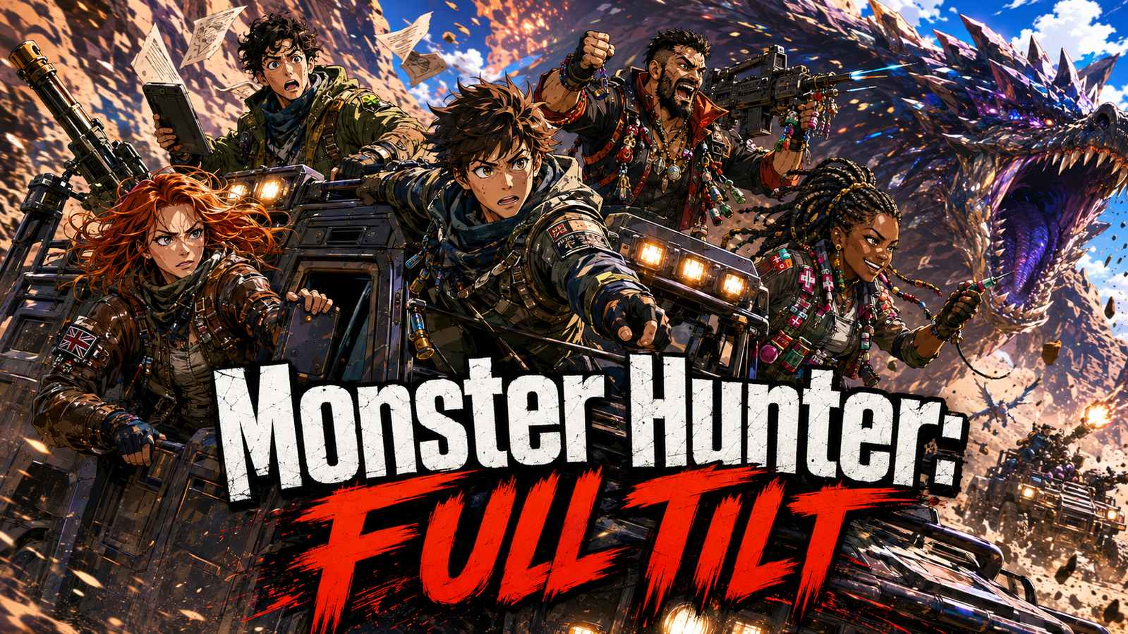 Cover art for Monster Hunter: Full Tilt, a modern scenario on AI Dungeon