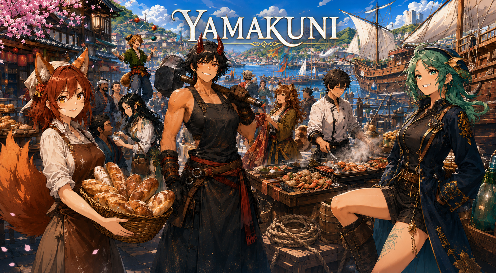 Cover art for 🌸 YAMAKUNI, a manga style scenario on AI Dungeon