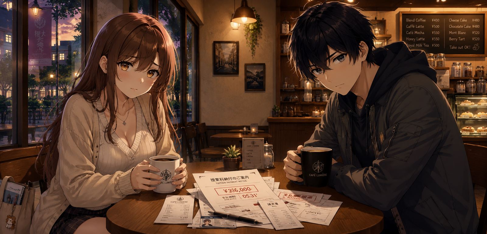 Cover art for I Started Compensated Dating... Then My Crush Booked Me?!, a romance scenario on AI Dungeon