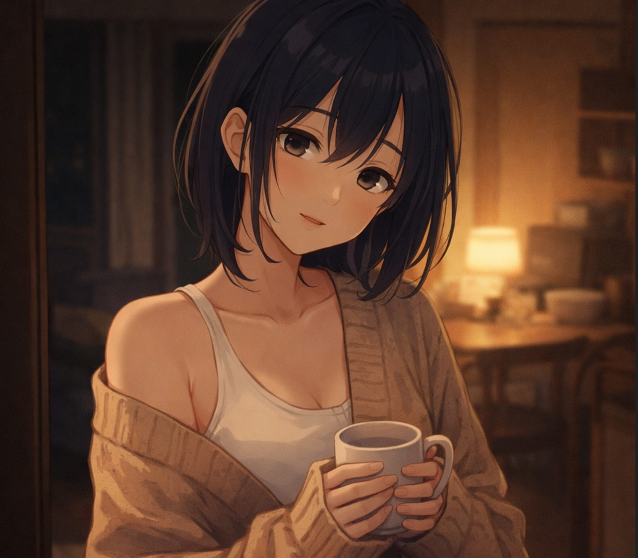 Cover art for As Usual, Together, a romance scenario on AI Dungeon