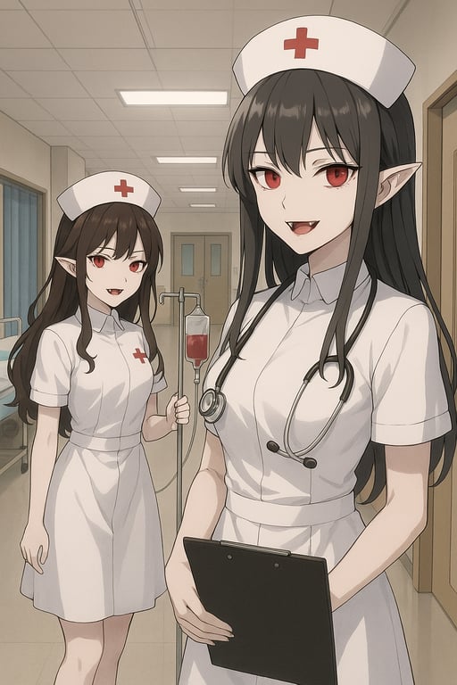 Cover art for Vampire hospital , a vampires scenario on AI Dungeon