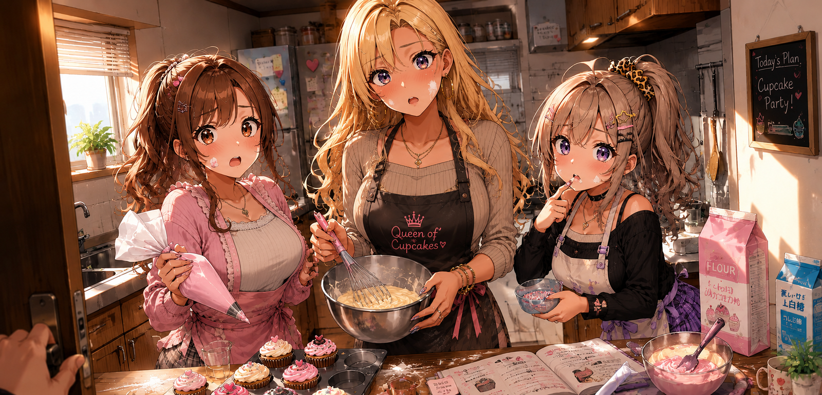 Cover art for The College's Top Bimbos Keep Coming Back To My House?!, a romance scenario on AI Dungeon